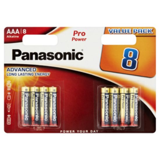 Picture of Panasonic AAA Zinc Batteries (4+4FREE) 8pk x20